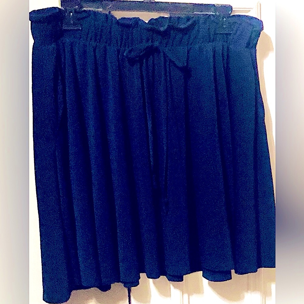 Lane Bryant Skirt Women’s Plus Size 14W/16W Navy Blue Super Soft Beach Sports